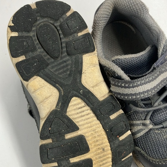 Stride Rite Size 9.5 Boys Shoes Grey Blue - Picture 2 of 3